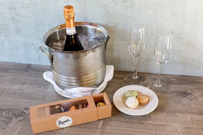 French Macarons + Prosecco